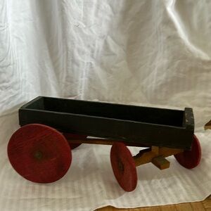 WAGON. WOOD ANTIQUE TOY
